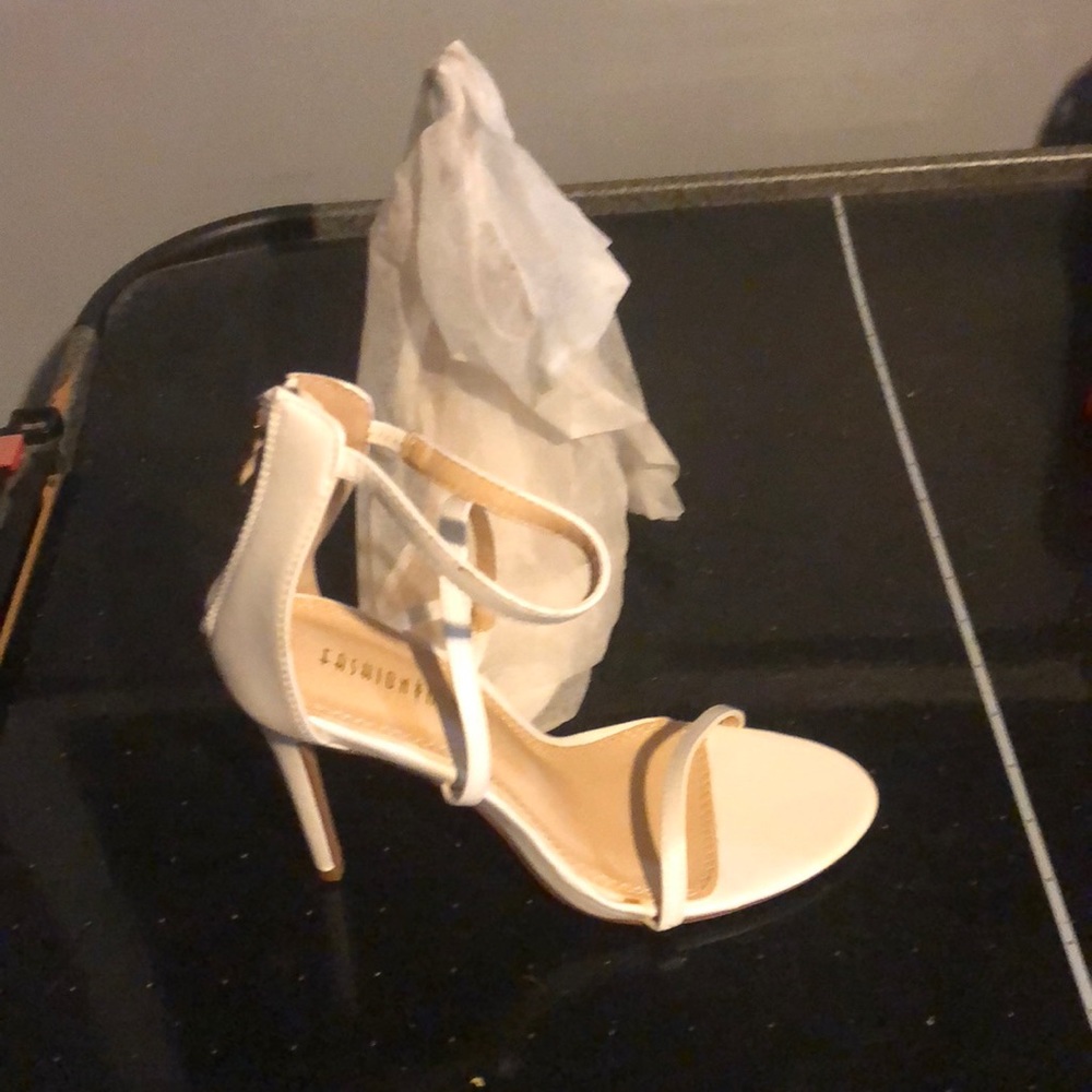 White Strap Dress Shoes
